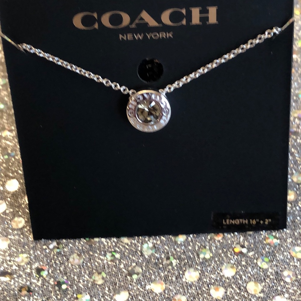 Coach silver beautiful